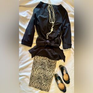 🪷Michael Kors Snakeskin Wrap Style Skirt